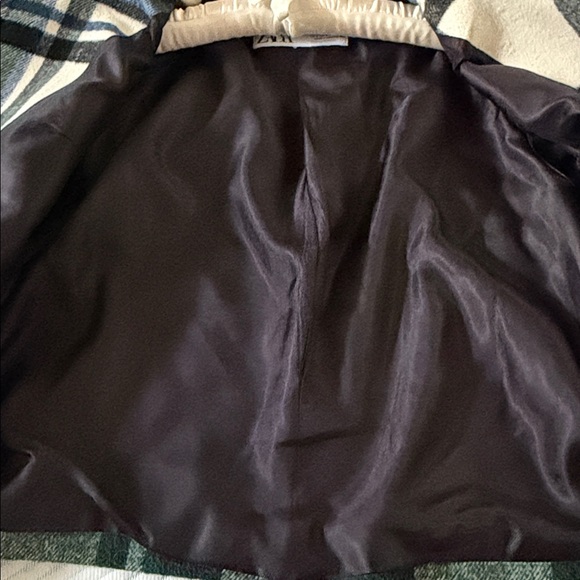 Zara Checkered Jacket in Black, White, and Green Size Small - Picture 5 of 6